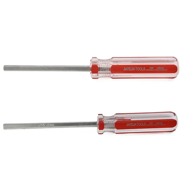 1pc Hexagon Screwdriver 1.5/2/2.5/3/4/5/6mm Hex Screw Driver Magnetic Screwdriver For Electronics Toy Models Furniture Repairing 2