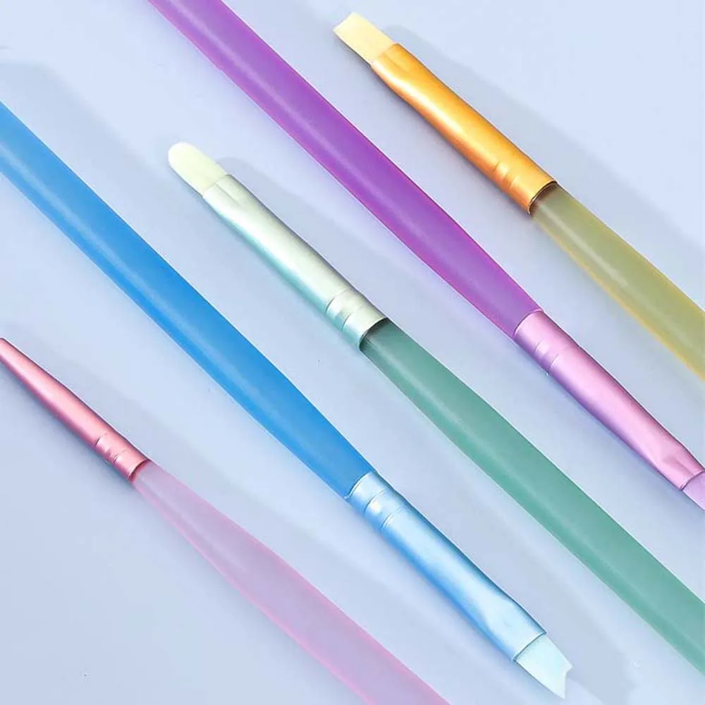 

5Pcs Drawing Flower Line Grid Nail Art Liner Brush Manicure Accessories DIY Nail Painting French Nail Brush UV Gel Extension