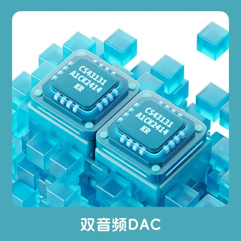 FIIO DISC 휴대용 하이파이 음악 플레이어, 3.5mm 및 4.4mm 출력 지원 듀얼 DAC 플레이어, 블루투스 5.4 LDAC, 원형 터치스크린