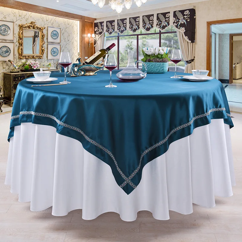 

Chinese restaurant table cloth Hotel table cloth Square club round cloth
