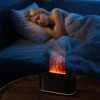 Flame Essential Oil Diffuser, Colorful Flame Diffuser Humidifier, 7 Colour Lights Noiseless Essential Oil Diffuser with Auto Off 5