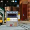 1:64 Scale Tofu Shop Diorama Model Movie Props S Scale Desktop Sand Table Architectural Layout Townscape Scenery Store Decor 5