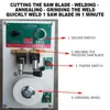 UN-2 Portable Electric Welder Portable 2KW 220V Small Saw Blade Butt Welder Saw Blade/Band Saw Blade Welding Machine Touch Welde 3