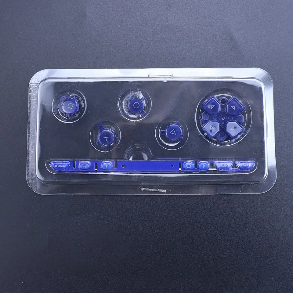 BLUECLEAR LEFT RIGHT ABXY Buttons Kit Replacement PSP 2000 Game Console