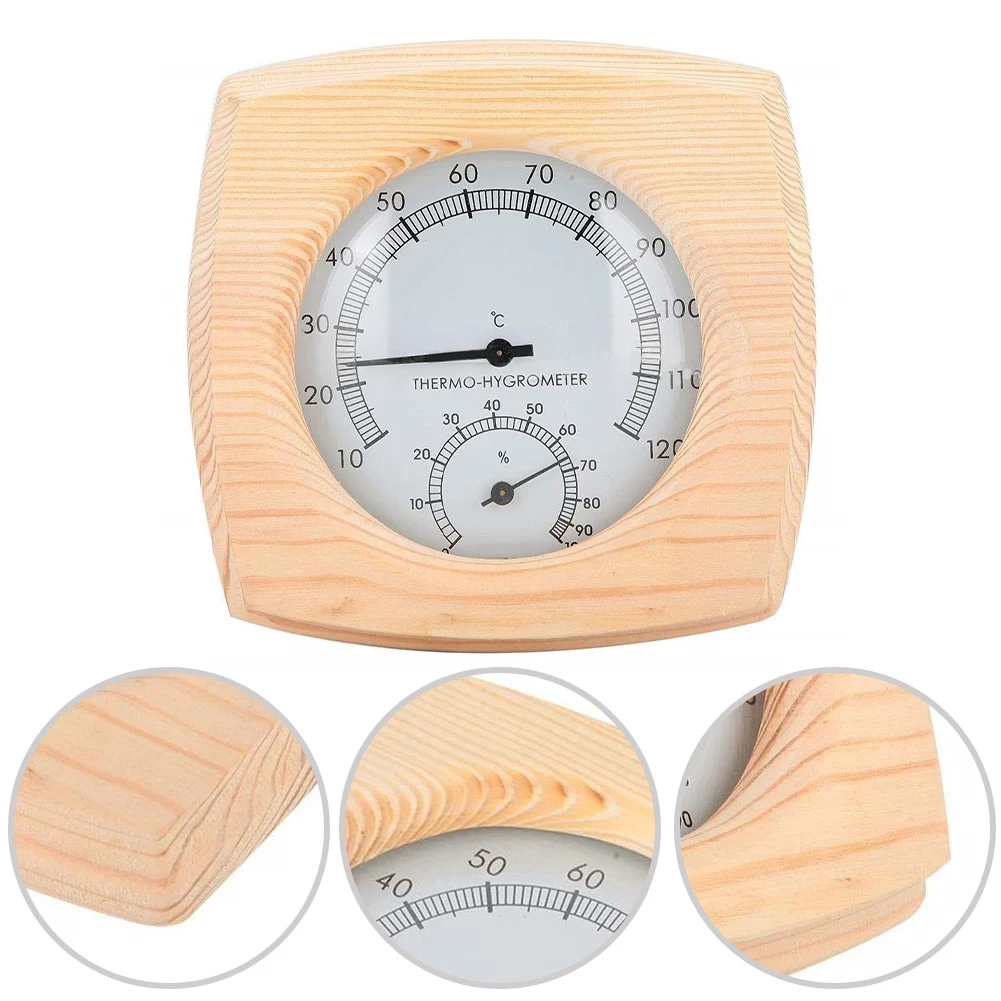 Accuracy Dial Thermometer Sauna Humidity Accessory Easy Installation Design High Accuracy Readings Long-lasting Sauna Accessory 5
