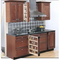 Pullout Shelf Organizer for Base Kitchen or Bathroom Cabinets, Wood Filler Pantry Storage or Spice Rack, Maple, 3" x 23" x 30" 2