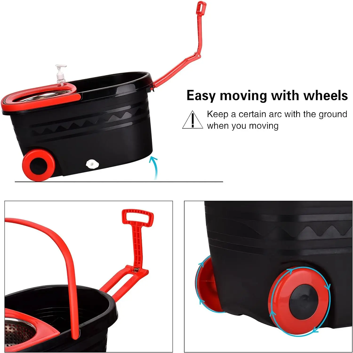 360 Degree Spin Mop Bucket Cleaning System