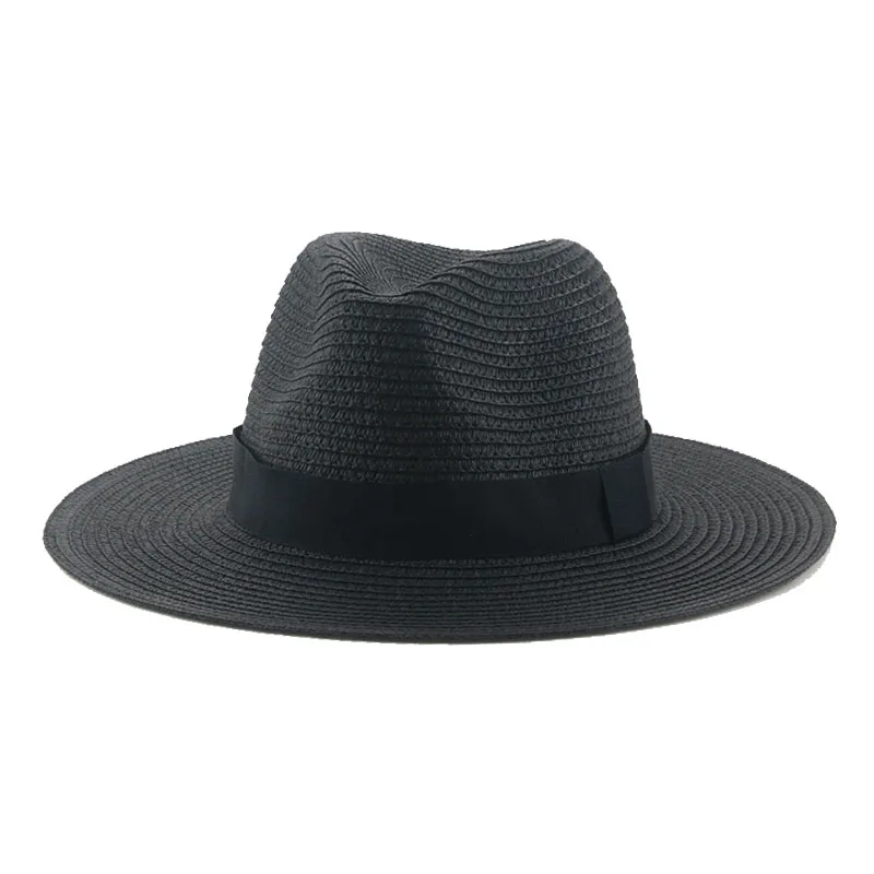 Hats for Women Bucket Sun Hats Ribbon Band Men Hat Straw Summer Panama Formal Outdoor Party Picnic Bucket Hat Sombreros De Mujer