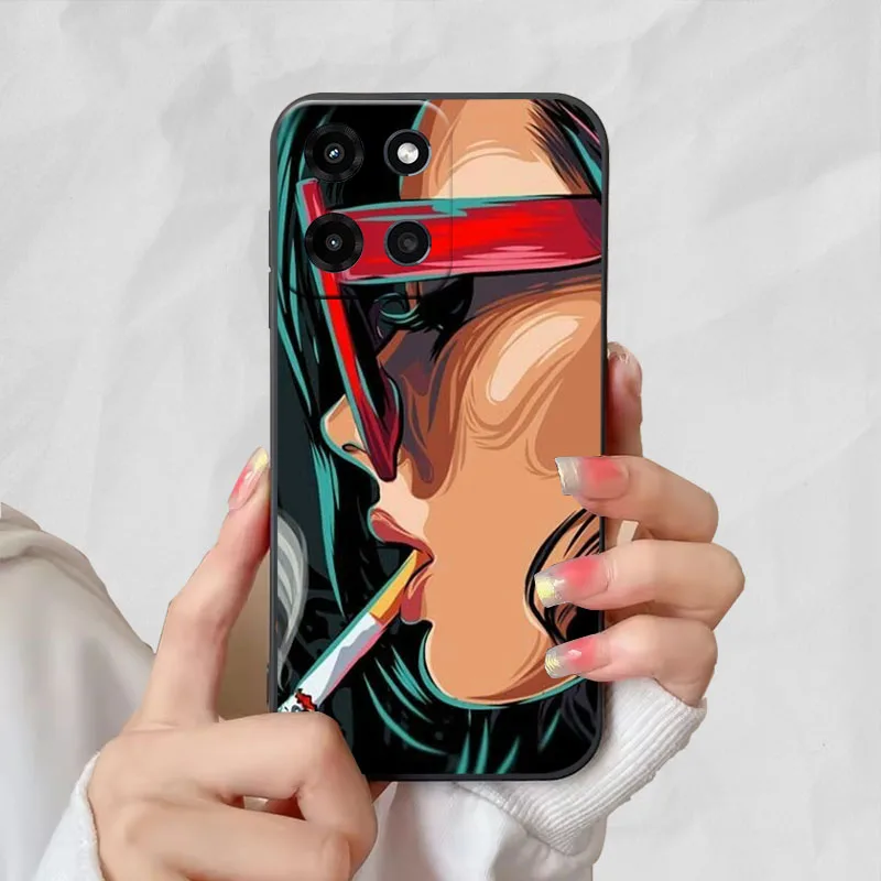 Soft Touch Matte TPU Silicone Phone Case - Shockproof Bumper Coque