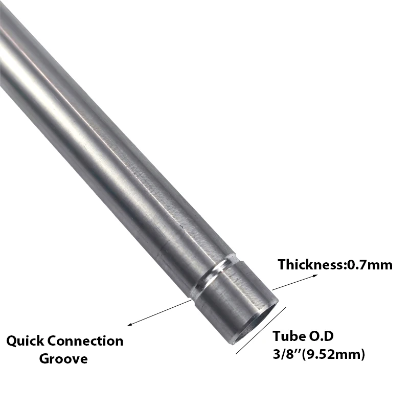 ハイドロ3/8チュービングパイプステンレスシボレーインパラベルエア