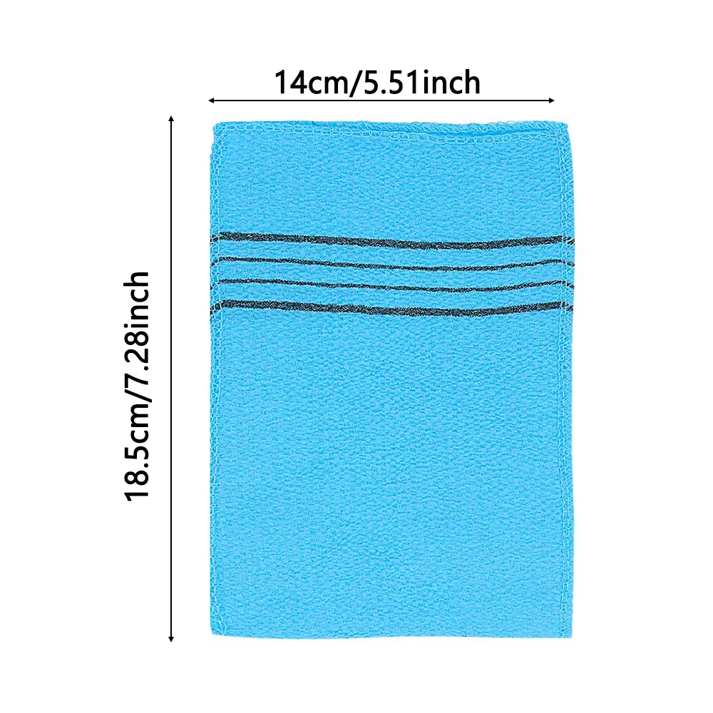 10 PCS Double-sided Towel Korean Exfoliating Bath Washcloth Body Scrub Shower Towel Portable For Adults Coarse Grain Towel 6
