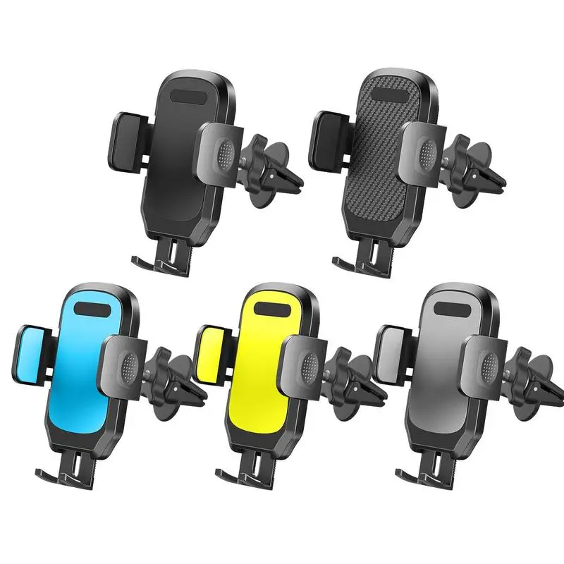 

Phone Holder For Car Vent Cell Phone Mount Stand Cradle Universal 360 Degree Rotating Air Vent Clip Holder Vehicle Phone Mount