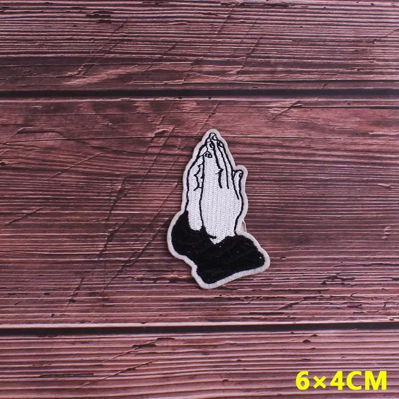 Punk Patch DIY Embroidery Patches for Clothing Stripes Badge Ghost Skull Patches for jacket Iron on Patch on Clothes Accessories