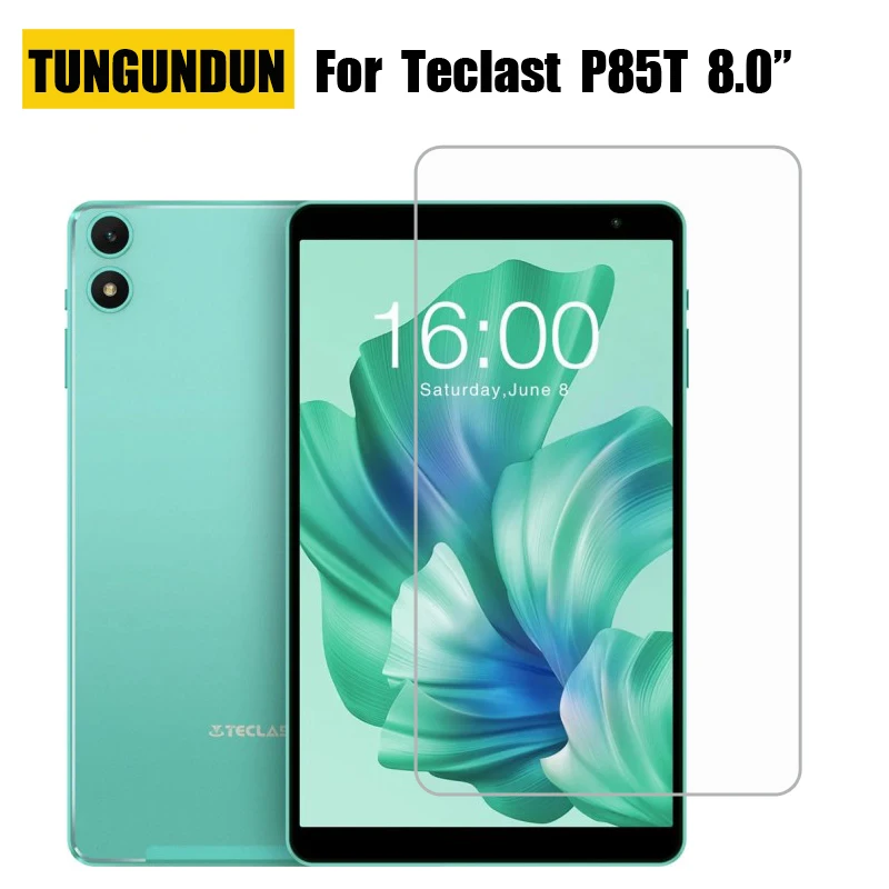 Película Protetora de Tela de Vidro Temperado 9h Capa Protetora do Tablet para Teclast P85t 80 1- Pcs