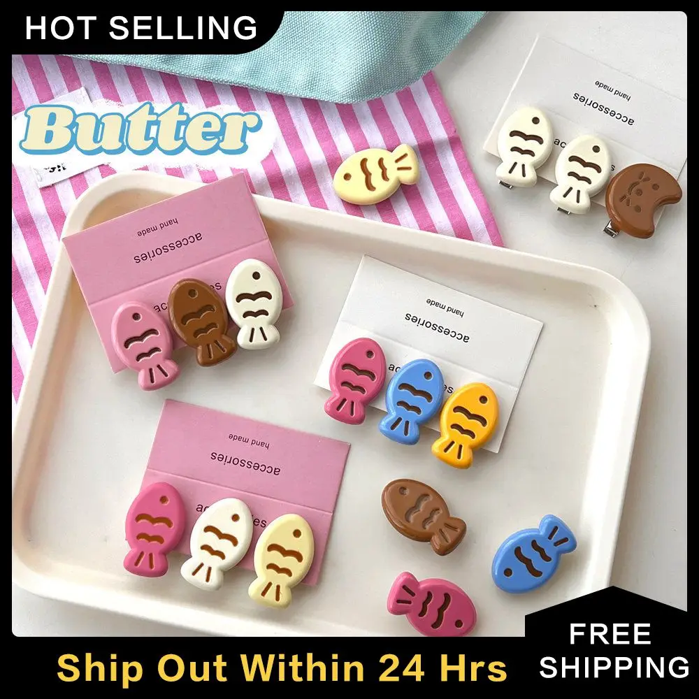 

Girl's Hairpin Wear Resistance Snapper Fish-shaped Hairpin Girl Hair Accessories Snapper Braised Hairpin Not Easy To Break Sweet