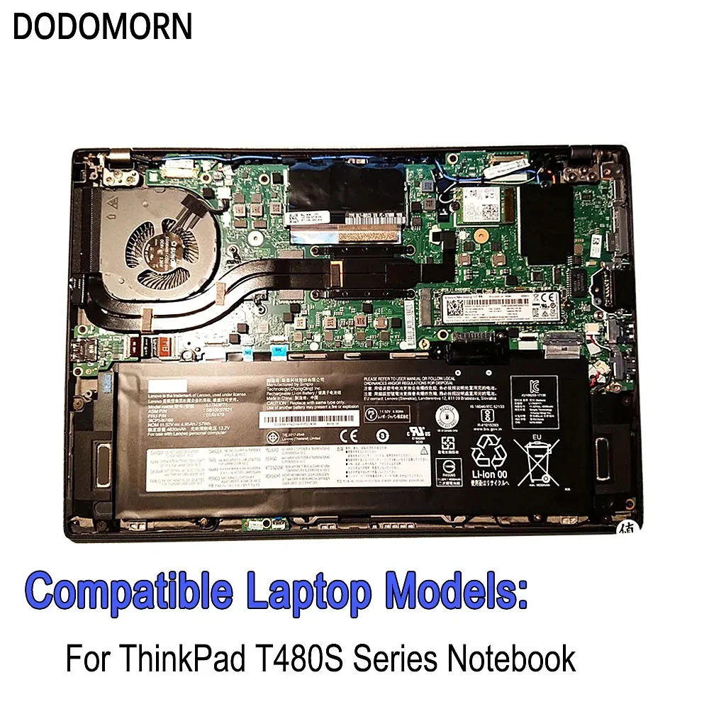 Lenovo-thinkpad T480s Série Bateria do Portátil L17l3p71 L17m3p72 01av478 01av479 01av480 Sb10k97620 Sb10k97621 Novo - Imagem 4