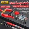 Digital Clamp Meter 4000 Counts DC/AC 400A Voltmeter Pliers Multimeter Ammeter Voltage Tester Car Repair Electrical Temp Tester 3