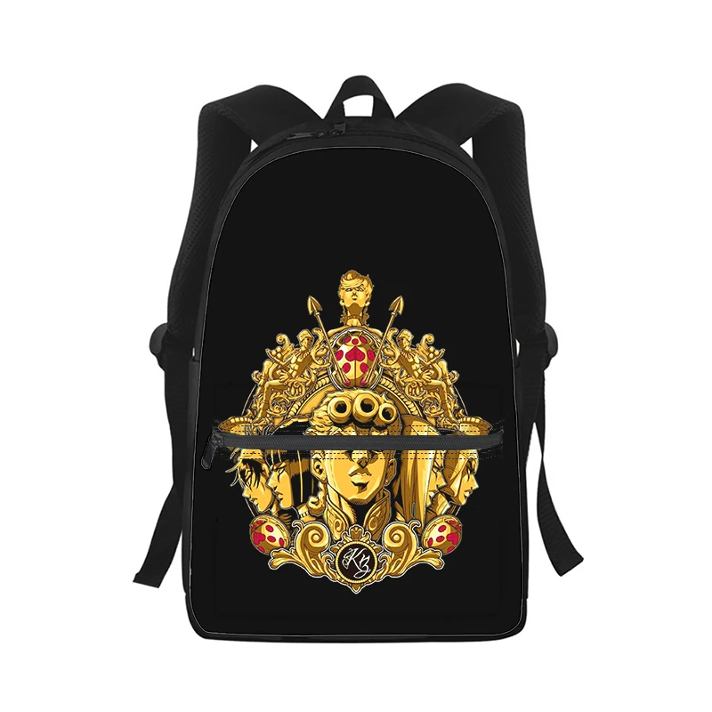 

Рюкзак для мужчин и женщин с 3D-принтом аниме «невероятные приключения Джоджо», модная школьная сумка для студентов, детский дорожный ранец на плечо