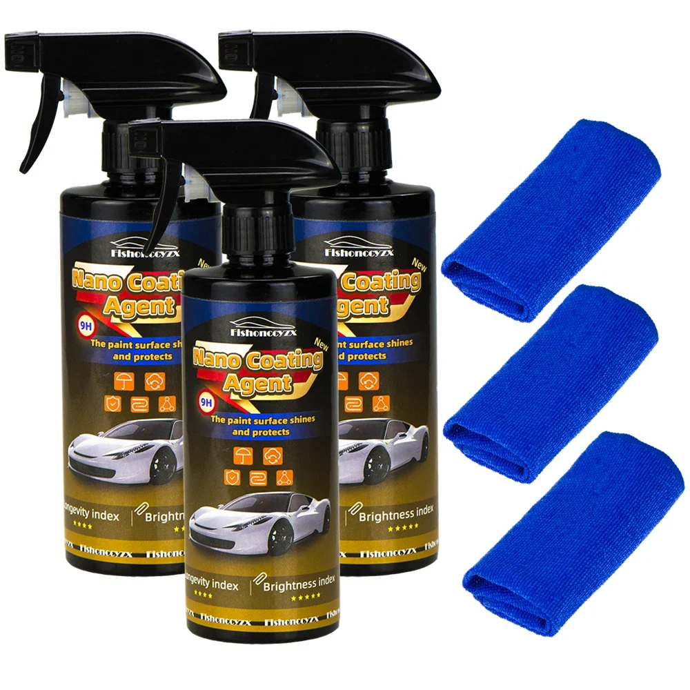 1500ML Ceramic Car Coating 9H Nano Liquid Glass Plated Crystal Hydrophobic Waterproof Polishing Paint Hardness Car Polish Wax auto paint coating spray