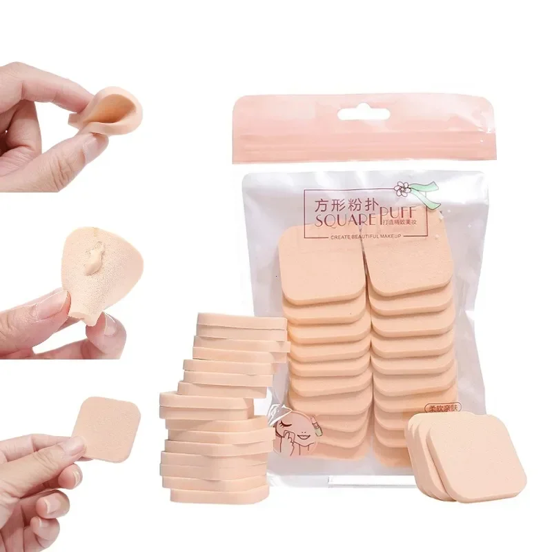 10 pz/20 pz/pacco Trucco Spugna Soffio di Polvere Uso Bagnato E Asciutto Fondotinta Viso Bellezza Cosmetico Viso Viso Spugna Soffio Strumento di Trucco