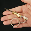 Valorant Weapon Forsaken Gold Operator Keychain 8cm Alloy Metal Game Peripheral Samurai Sword Weapon Model Gifts Toys for Boys 3