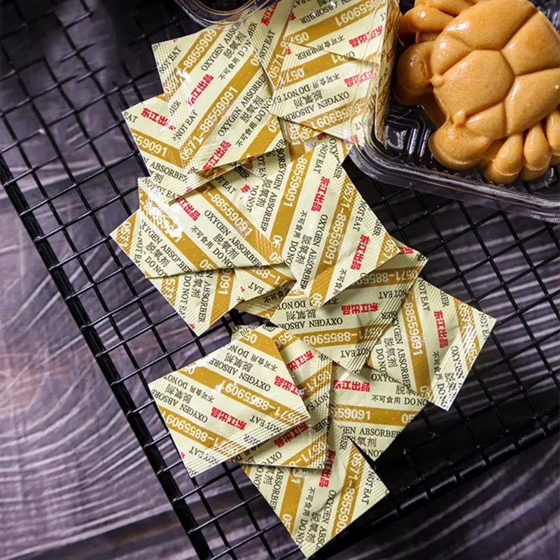 O2frepak Sachets d'Absorption d'Oxygène de Qualité Alimentaire 20CC (Lot de 200) pour Jerky Fait Maison et Entreposage Alimentaire à Long Terme