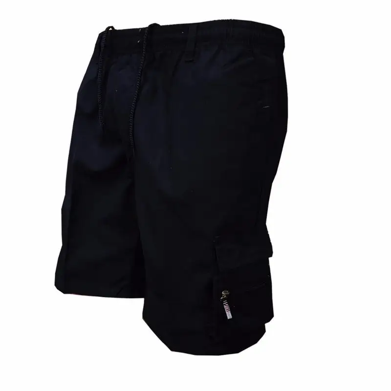 Summer Men's Shorts Outdoor Sports Casual Shorts Men's Loose Work Shorts Breathable Elastic Waistband Drawstring Beach Pants