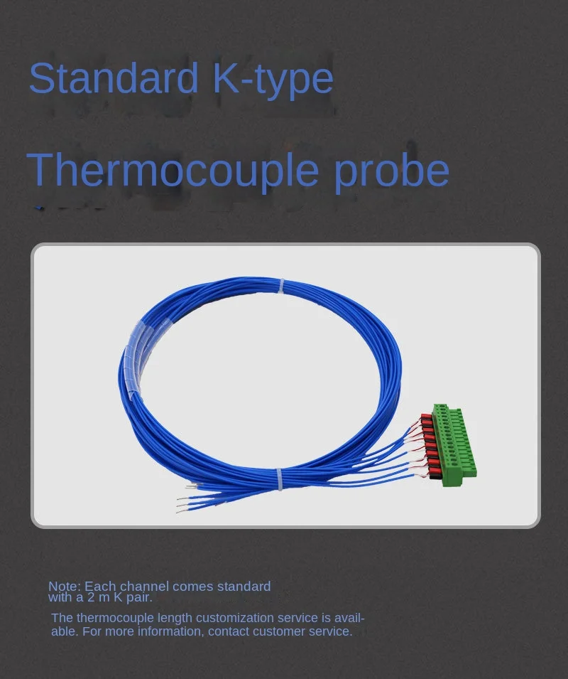 ET3916-08 Digital Temperature Recorder 8 Channels -200℃~1372℃ Industrial Tempera
