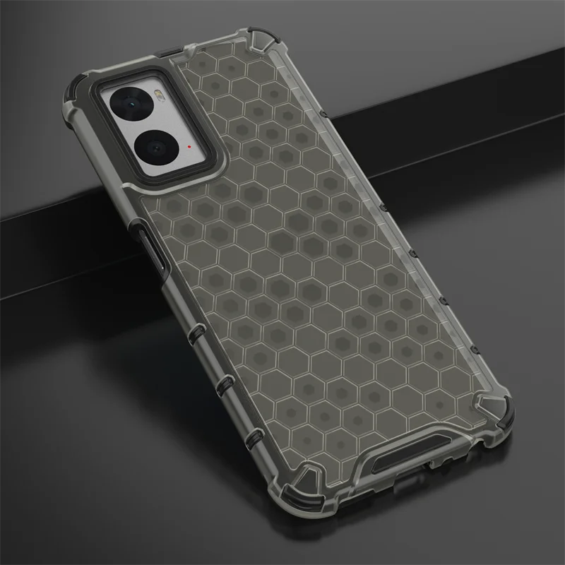 Para OPPO Realme 9 Pro Funda de lujo híbrida a prueba de golpes para Realme 9i 9 Pro + Plus Funda de silicona transparente_voghion.com