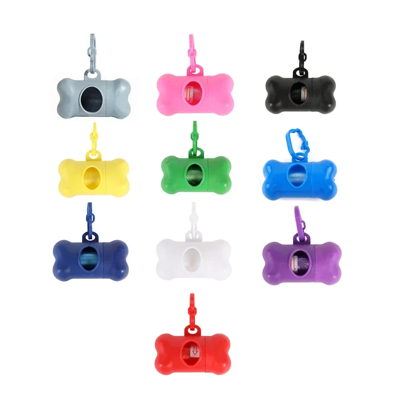 Bone Shaped Pet Garbage Bag Dispenser for Dogs Carrying Cleaning Supplies When Going Out 6