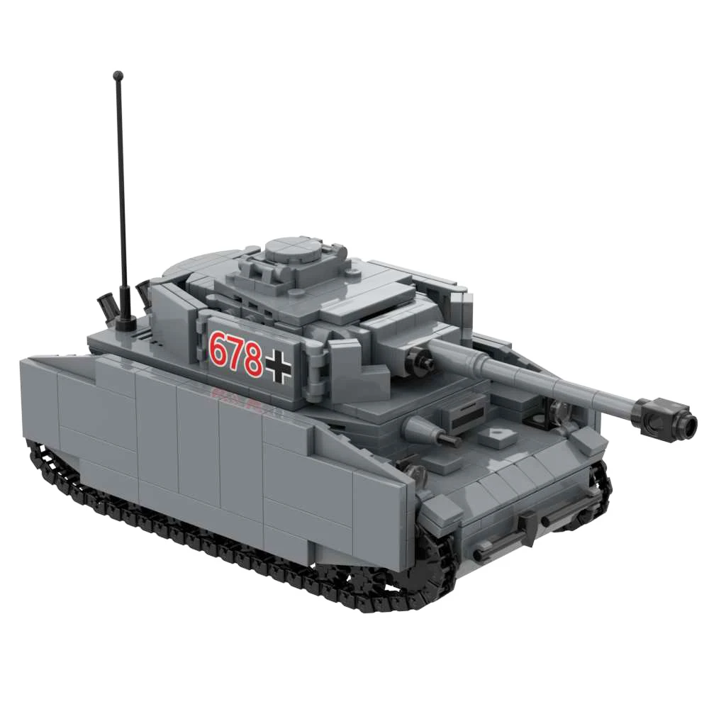 Briques EMBOITABLES COMPATIBLE LEGO CHAR TANK PANZER IV WWII