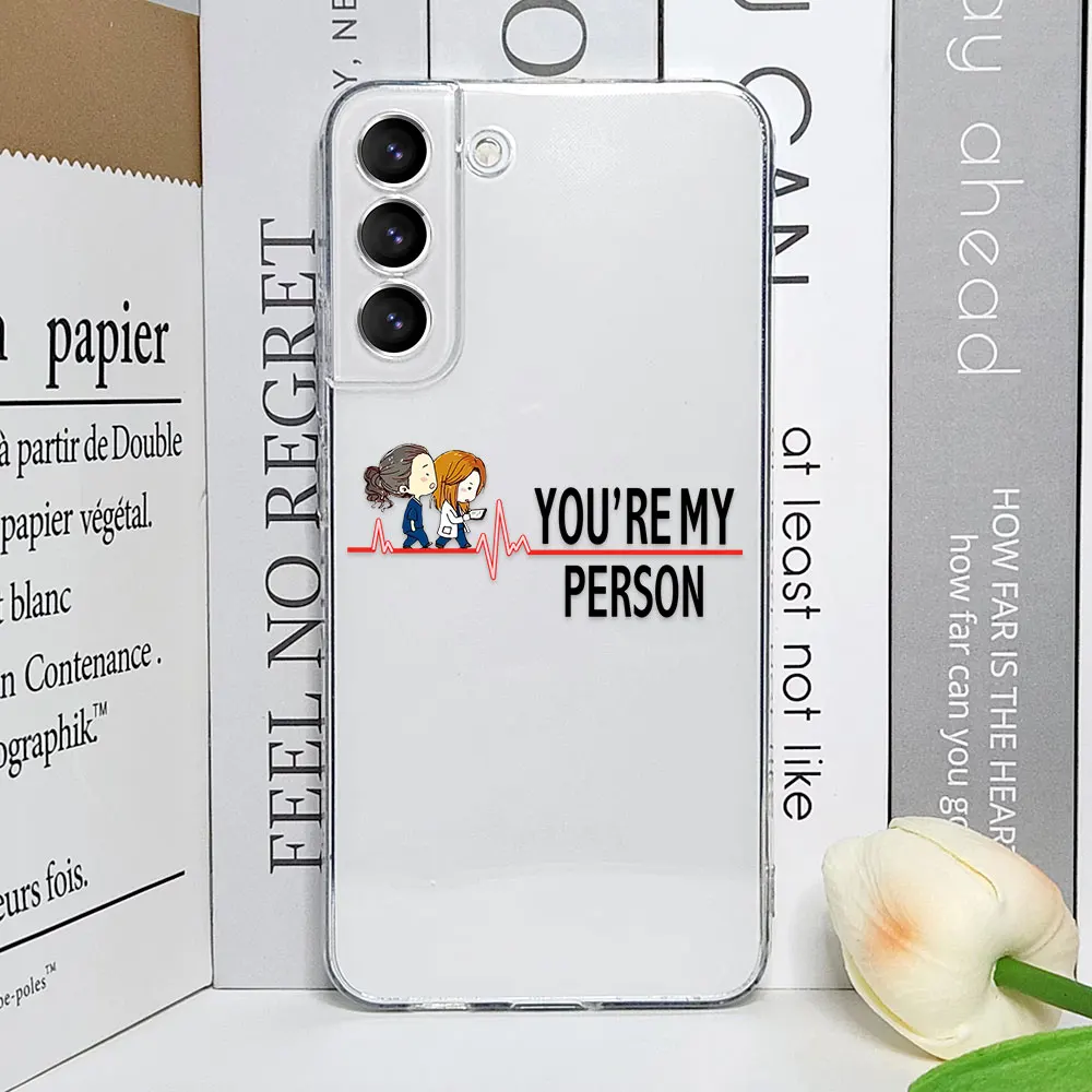 Cartoon Greys Anatomy You Are My Person Clear Phone Case for Samsung Galaxy S25 S24 S23 Ultra S22 Plus S21 FE Soft Covers Fundas 6 Cartoon Greys Anatomy You Are My Person Clear Phone Case for Samsung Galaxy S25 S24 S23 Ultra S22 Plus S21 FE Soft Covers Fundas – Bild 6
