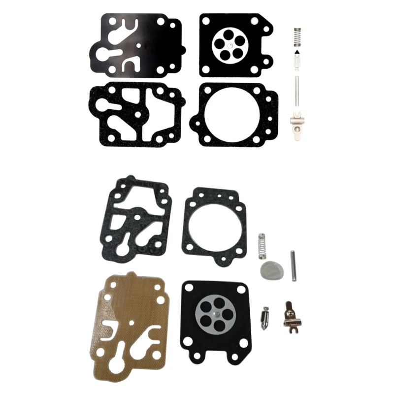

ATV Dirt Pit Bike Motorbike Carburetor Repair Rebuild Gasket Eight-piece Set Diaphragms for 26cc 33cc 43cc drop shipping