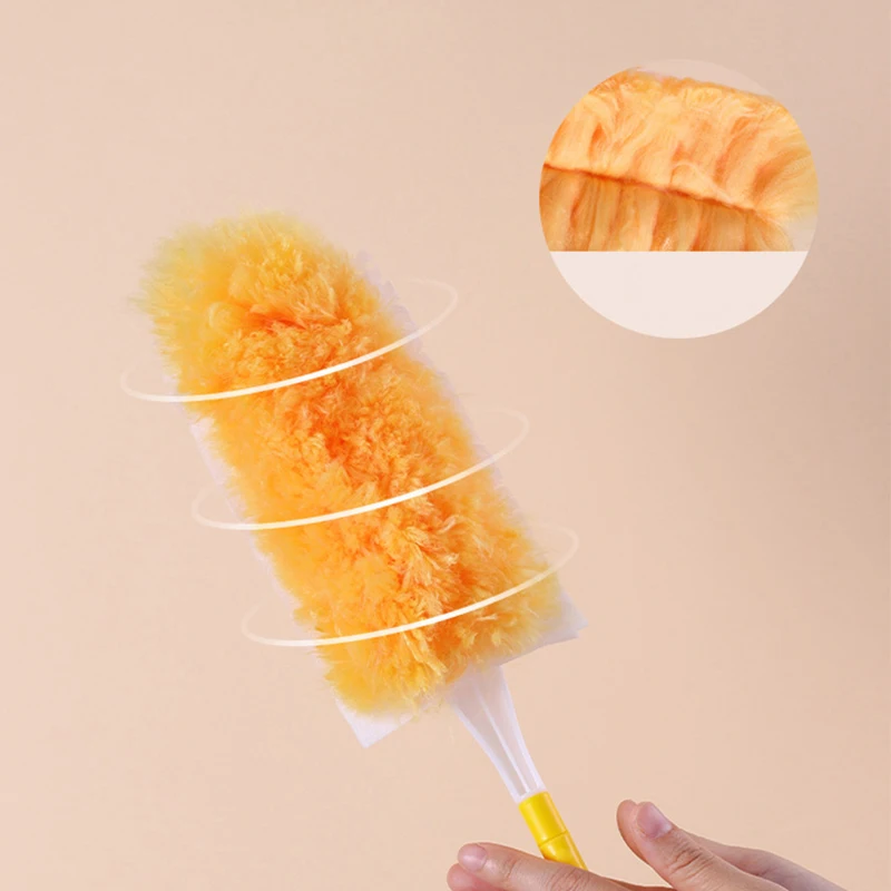 Double Sided Electrostatic Precipitator 360&deg; Cleaning Dust Spider Web Roof And Desktop Cleaning Disposable Feather Duster cleaning duster feather duster disposable feather duster