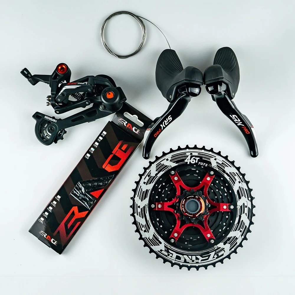 Sensah-ロードバイクシフターとリアディレイラーグループセット
