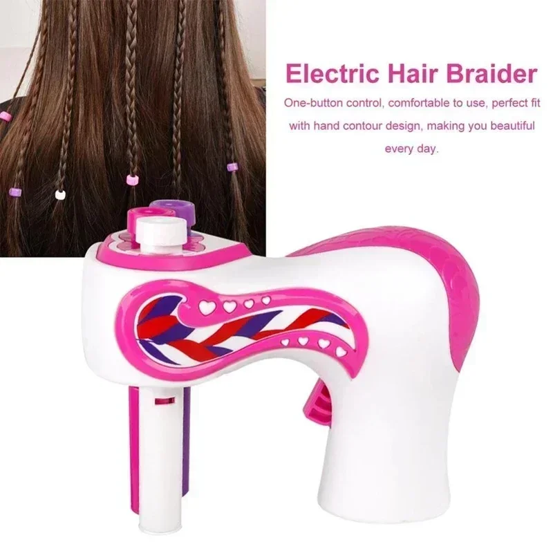 Girl Automatic Hair Braider Electric DIY Hair Weave Machine Twist Knitting Roll Twisted Braiding Hair Styling Tools Girl Gift 3