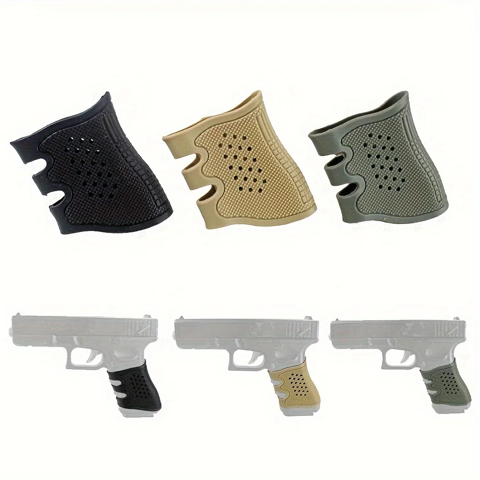 Guanto Pistola Glock Guanto Antiscivolo In Gomma Per Pistola Glock - Impugnatura Tattica Per Modelli 17, 19-23, 25, 31-35, 37 Accessorio Glock Antiscivolo