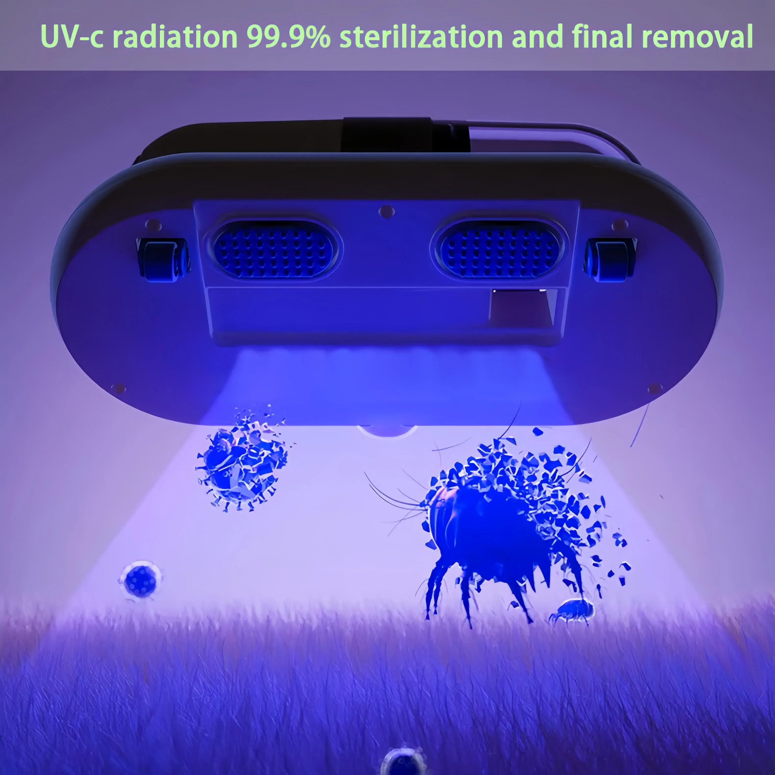 hand-held bed vacuum cleaner rechargeable mattress vacuum cleaner mattress vacuum cleaner uv sanitizing for Pillows Cribs Sofa 4