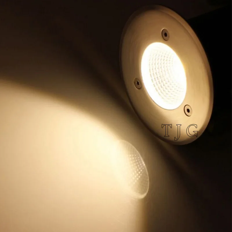 Garden Decoration Lamps LED Underground Light Waterproof 3W 5W 10W 15W IP68 Outdoor Buried Garden Path Spot Recessed Inground Lighting 220V DC12V