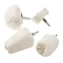 

4pcs Drill Polishing Wheel Conical Cylindrical Mushroom Shape T Shape Gloss Effect Durable Polishing Wheel
