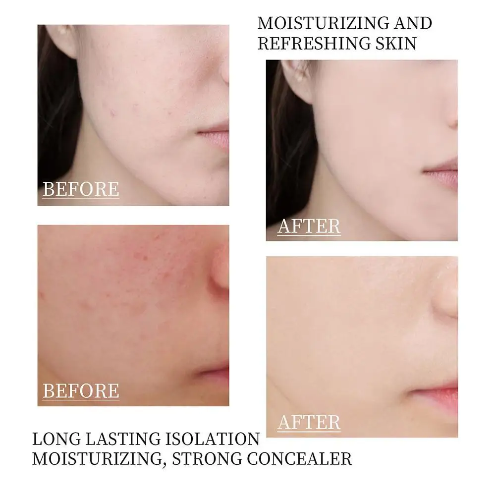 CC Cream Conceal Imperfection Skin-friendly Brighten Skin Colour Cosmetics Foundation Concealing Cream for Coarse Pore 30ML