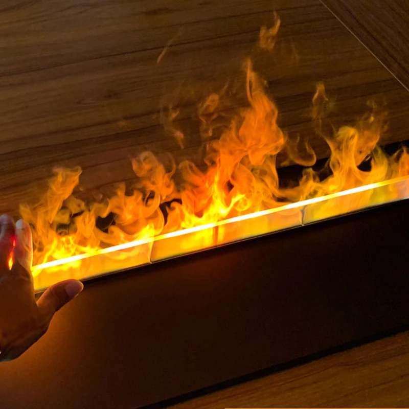 Holographic fireplace flame-like effect LED water vapor fireplace  conforming to EU certification - AliExpress