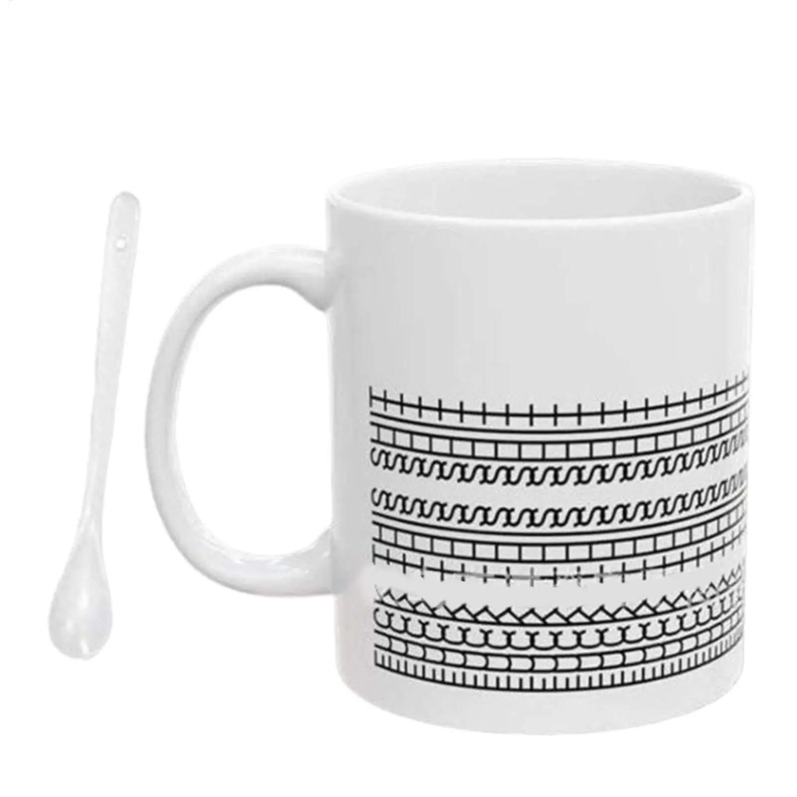 Ceramic Mug Hidden Message Mug Reusable Drinkware Ergonomic Handle Drinking Tool for Hot Chocolate Milk Water Dorm Home