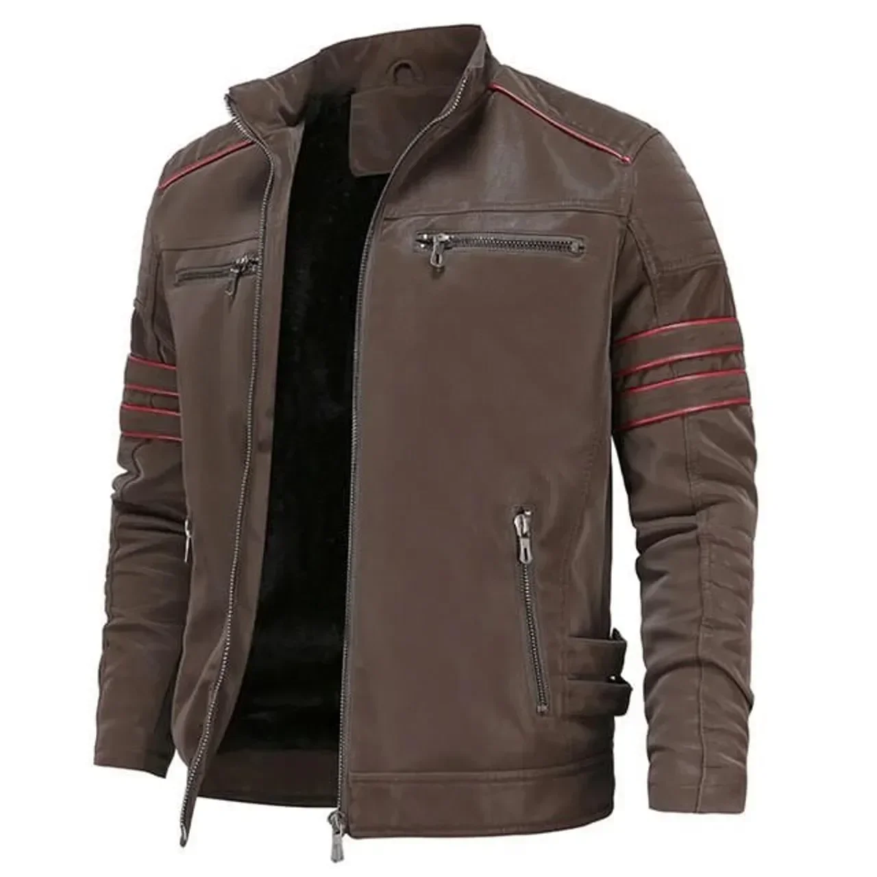 Customizable Men's Leather Jackets Autumn Winter Motorcycle PU Jacket Male Biker Leather Coats Mens Brand Clothing leather jackets