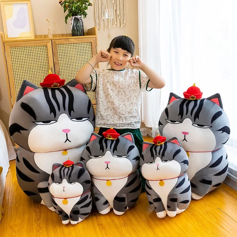 Gato Emperador Peluche Grande 70 Cm Kawaii –