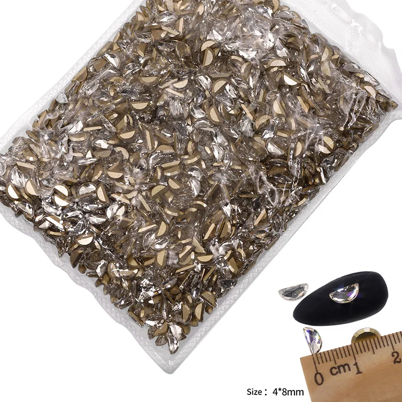 VDD P581-P616/P516/P552/P565 Großhandel 1440 Stücke Glas Kristall Strass Flatback Form Stein Für Nail art DIY Handwerk Dekoration – Detail 6