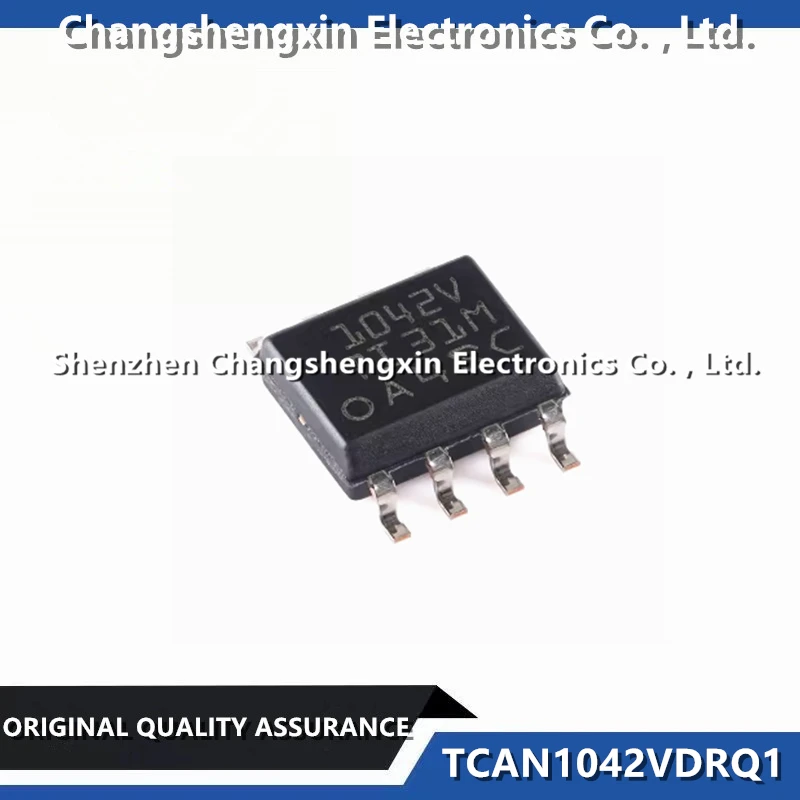 

10 Pieces TCAN1042VDRQ1 New Original Automotive Fault Protection 1/1 Transceiver CANbus 8-SOIC 5Mbps Silk Screen Printing 1042V