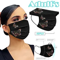 Adult Women Man Disposable Face Mask Industrial 3ply Ear Loop 10pc Mascarillas Desechables Disposable Mouths Covers Dust Mask 1