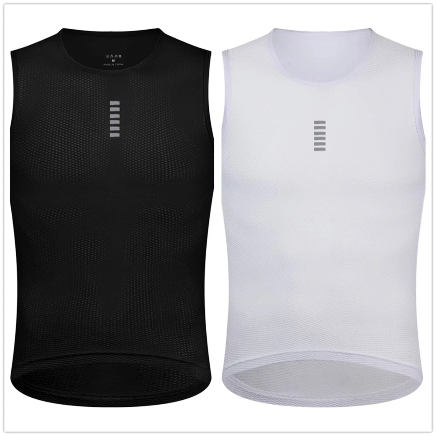 Cycling Shirt RFMTB Cycling Base Layer Reflective Underwear Cycling Jersey Sport Vest Men Undershirt Quick Dry Elastici Vest Road Bike Clo