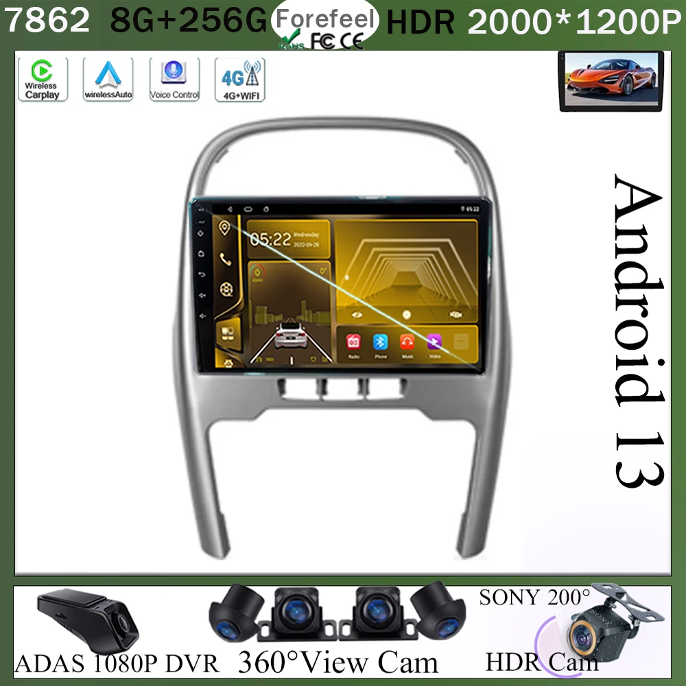 

Car Stereo Player Android 13 For Chery Tiggo 3 2014 2015 Auto GPS Navigation Video Radio Multimedia Carplay WIFI BT No 2Din DVD